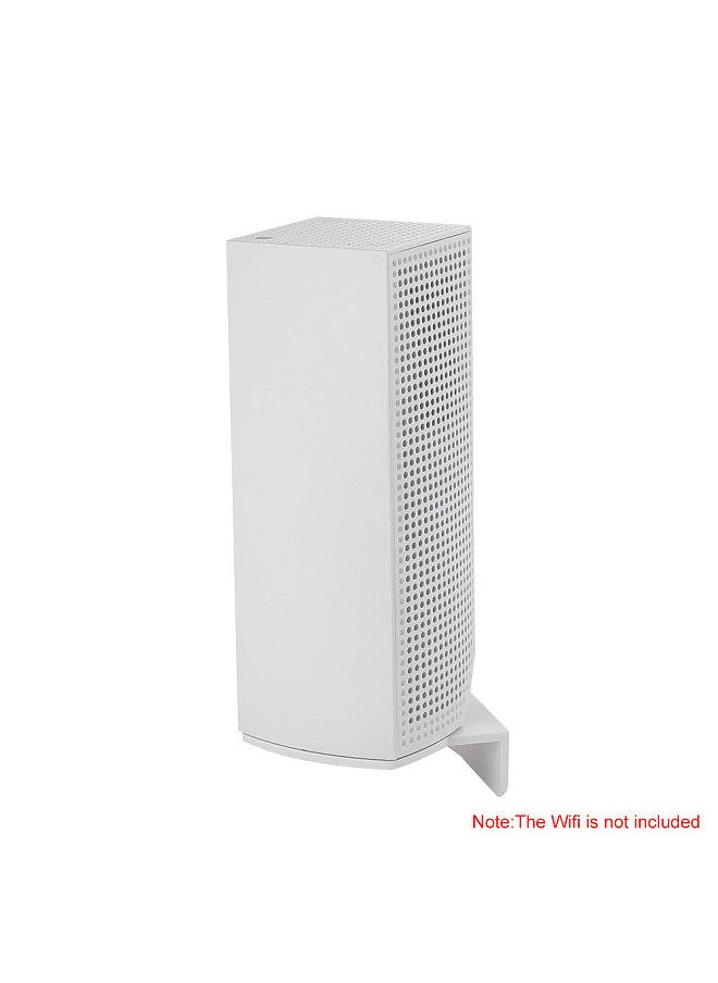 Generic - Wall Mount Bracket Stand Holder for Linksys Velop Tri-band Whole Home WiFi Mesh System, White 1 Pack - Image 1