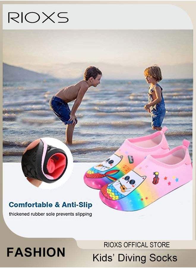 ريوكس الأحذية المائية للأطفال الفتيات الأولاد، Toddler Baby Barefoot Quick-Dry Non-Slip Swim Socks، Aqua Water Shoes For Beach السباحة السباحة السباحة السباحة السباحة السباحة السباحة السباحة السباحة السباحة الأحذية الرياضية المياه، الغوص الأحذية، الأطفال Barefoot Aqua Socks الأحذية الرياضية المياه  - Image 5