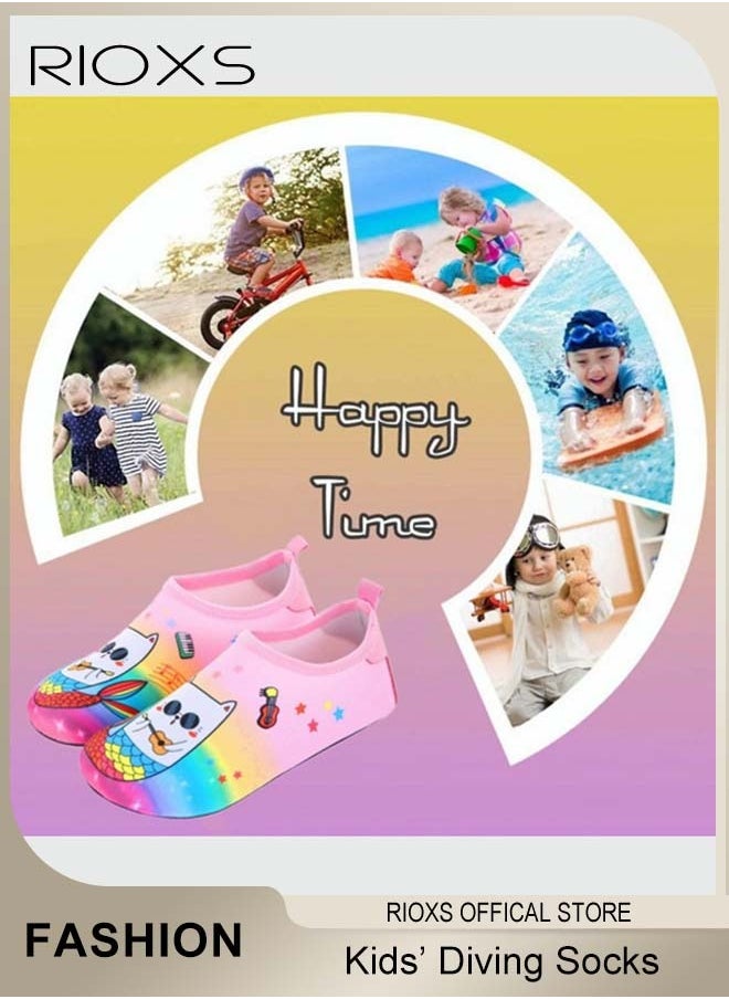 ريوكس - الأحذية المائية للأطفال الفتيات الأولاد، Toddler Baby Barefoot Quick-Dry Non-Slip Swim Socks، Aqua Water Shoes For Beach السباحة السباحة السباحة السباحة السباحة السباحة السباحة السباحة السباحة السباحة الأحذية الرياضية المياه، الغوص الأحذية، الأطفال Barefoot Aqua Socks الأحذية الرياضية المياه - Image 1