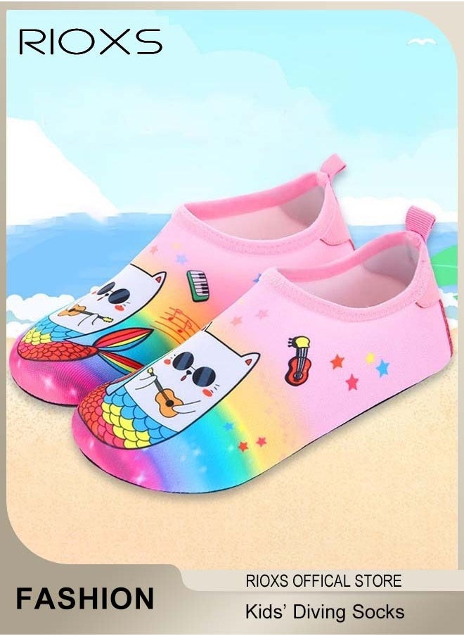 ريوكس الأحذية المائية للأطفال الفتيات الأولاد، Toddler Baby Barefoot Quick-Dry Non-Slip Swim Socks، Aqua Water Shoes For Beach السباحة السباحة السباحة السباحة السباحة السباحة السباحة السباحة السباحة السباحة الأحذية الرياضية المياه، الغوص الأحذية، الأطفال Barefoot Aqua Socks الأحذية الرياضية المياه  - Image 1