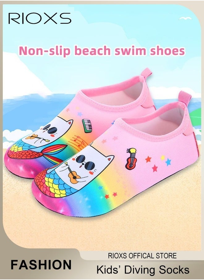 ريوكس - الأحذية المائية للأطفال الفتيات الأولاد، Toddler Baby Barefoot Quick-Dry Non-Slip Swim Socks، Aqua Water Shoes For Beach السباحة السباحة السباحة السباحة السباحة السباحة السباحة السباحة السباحة السباحة الأحذية الرياضية المياه، الغوص الأحذية، الأطفال Barefoot Aqua Socks الأحذية الرياضية المياه - Image 1