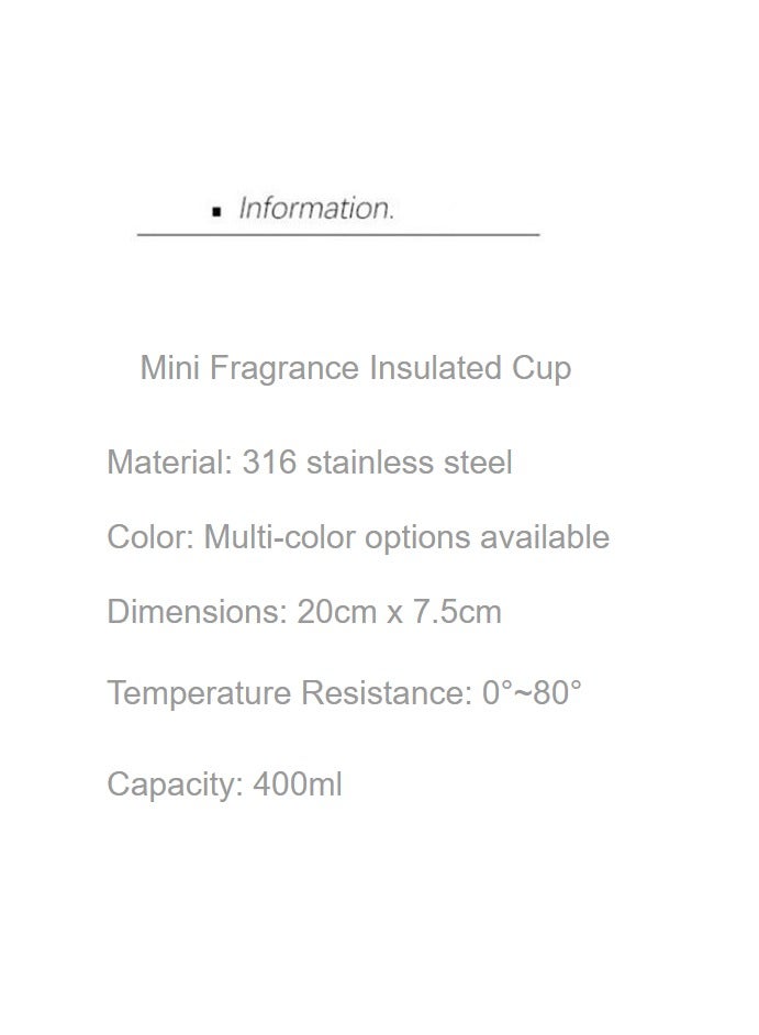 general Insulated cup simple stainless steel portable coffee cup popular fashion product delicate and sophisticated niche cup for work office leisure large capacity - purple (400ml) - Image 4