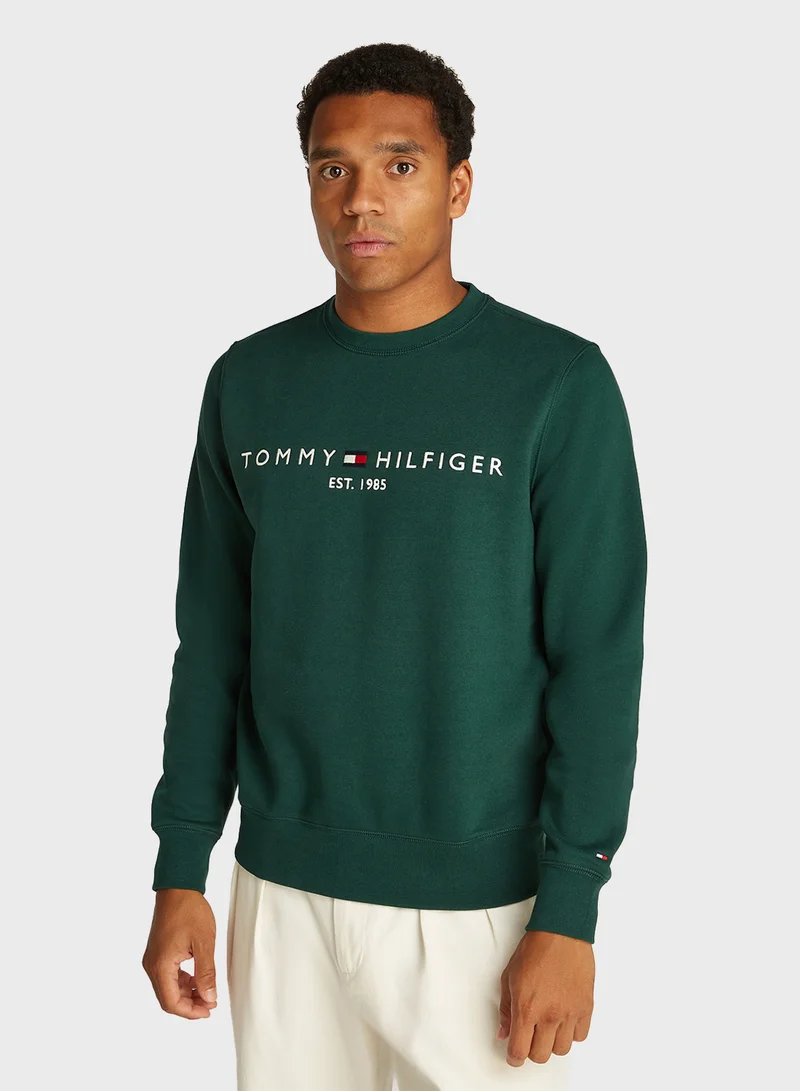 TOMMY HILFIGER Logo Crew Neck Sweatshirt