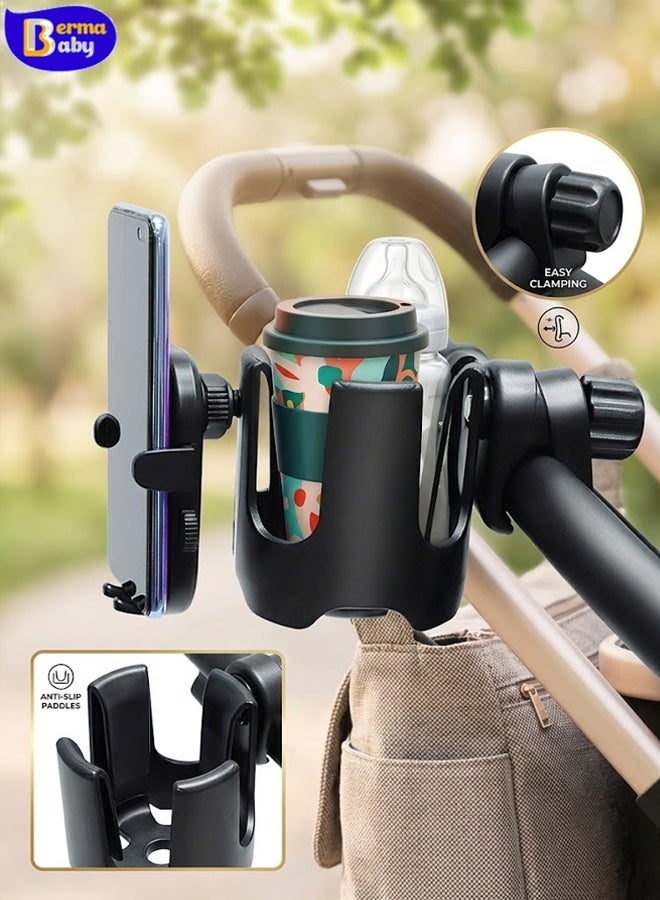 بيرمابيبي Bermababy 2-in-1 Mic Stand Cup Phone Holder