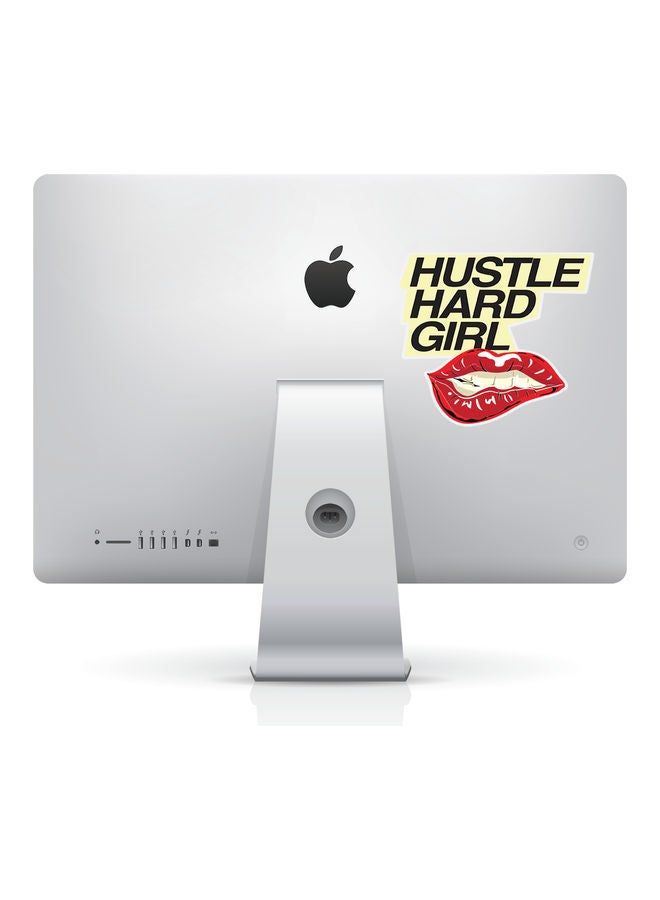 RKN Hustle Hard Girl Vinyl Sticker For College Stationary Notebook - Image 2