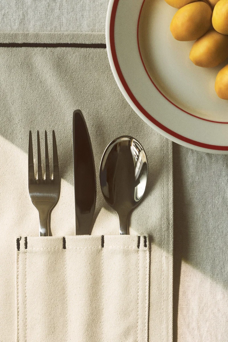 H&M 4-pack pocket-detail place mats
