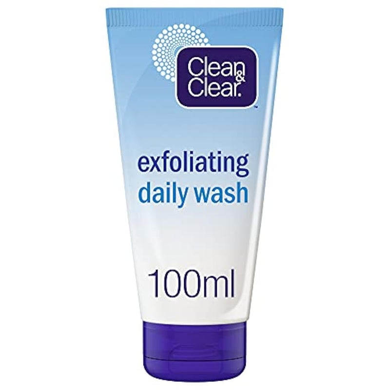 CLEAN & CLEAR, Daily Facial Wash, Exfoliating, 100ml - Image 1