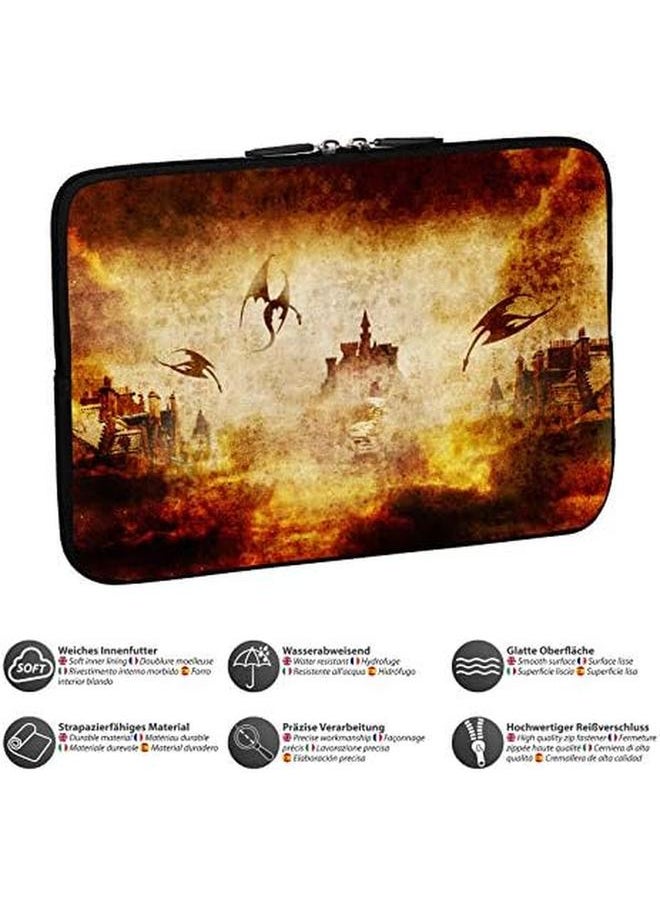 erorex - Dragon'S Castle Design Tablet Pc Case 10.1 Inches 25.6 Cm Neoprene - Image 1