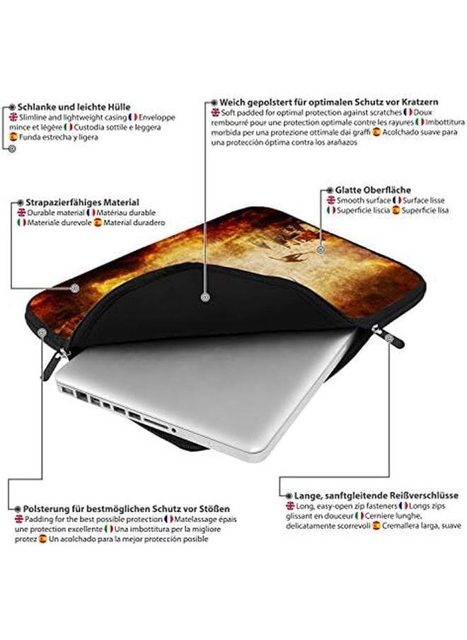 erorex - Dragon'S Castle Design Tablet Pc Case 10.1 Inches 25.6 Cm Neoprene - Image 1