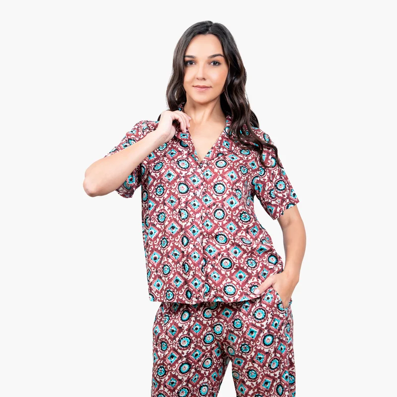 Aadaraya Printed Pyjama Set