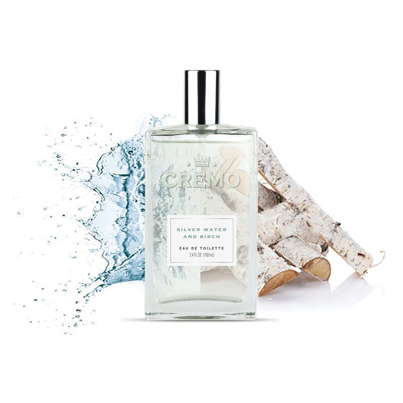 Cremo Silver Water & Birch Cologne Spray, A Crisp Scent with Notes of Forest Moss, Lavender and White Birch, 3.4 Fl Oz - Image 4
