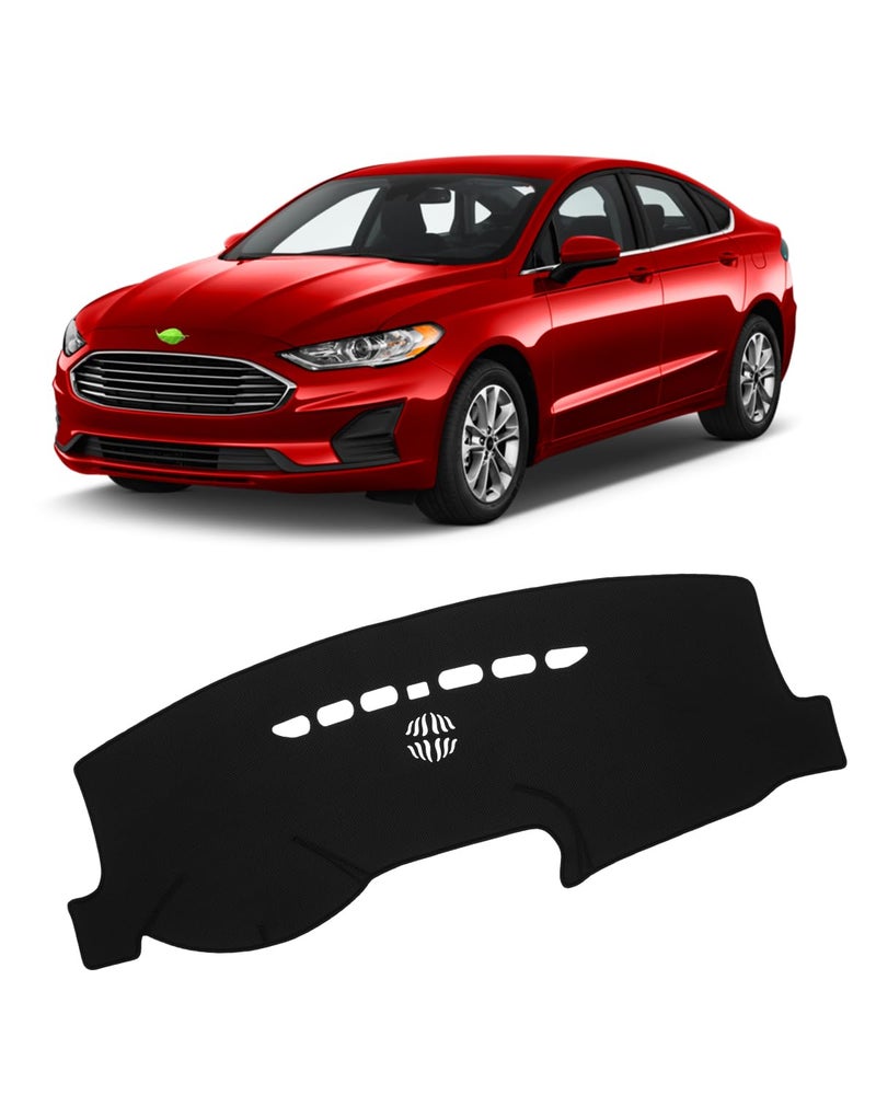FIILINES Dash Cover Fit for Ford Fusion 2013-2020 Dashboard Cover Fusion Accessories Dash Mat Sunshade Nonslip Mesh Protector No Glare - Image 1