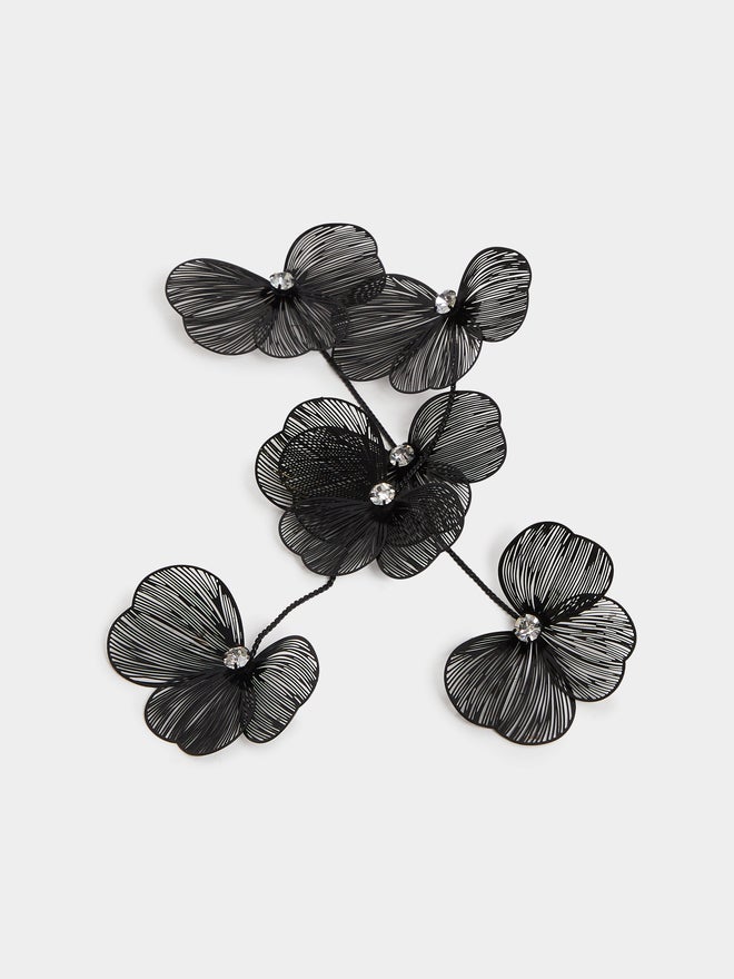 Styli Styli Tiered Flower Dangle Earrings  - Image 5