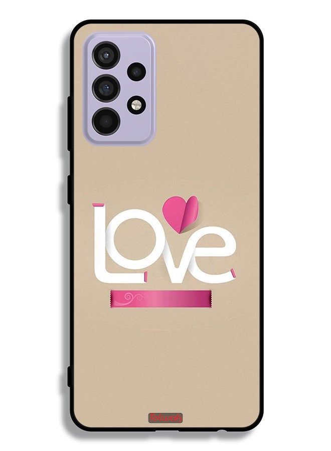 Tolwak Samsung Galaxy A52s 5G Protective Case Cover Love Art - Image 1