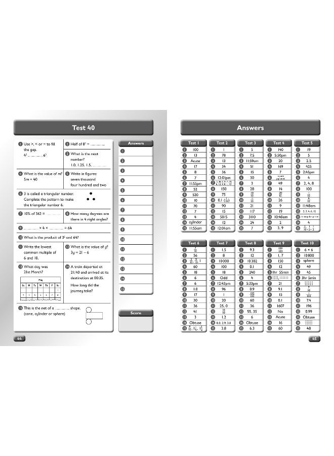 رياضيات عقلية كولينز: للأعمار 9-10 - Image 5