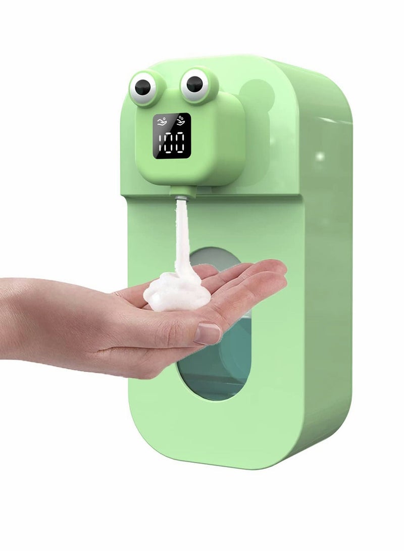 Automatic Soap Dispenser Rechargeable Touchless Foaming for Kids Upgraded Adjustable Hand Sanitizer Bathroom Kitchen - Image 1