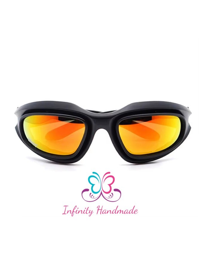 Generic Tactical Multi-Sports Polarized Sunglasses Outdoor UV400 Protection, Unisex, Interchangeable ,Goggles with 4Lense, Exclusive to Seller's INFINITYHANDMADE - Image 2
