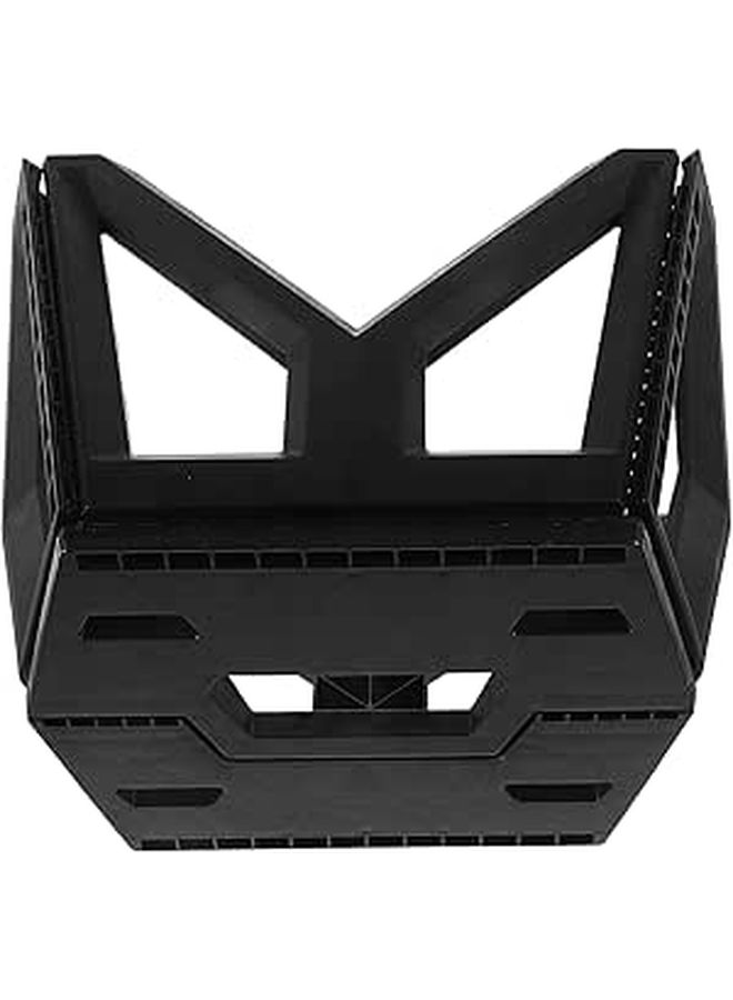 Portable Folding Stool Outdoor Camping Lightweight with Carry Handle for Hiking Fishing Garden - Image 1