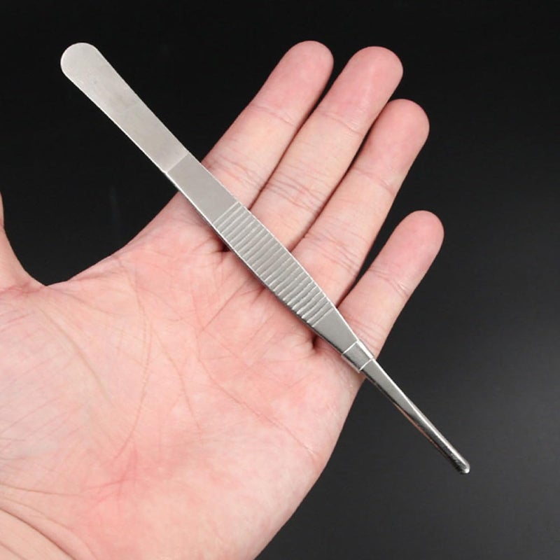 6Pcs 304 Stainless Steel Gardening Tweezers Set Straight Curved For Succulent Bonsai - Image 5