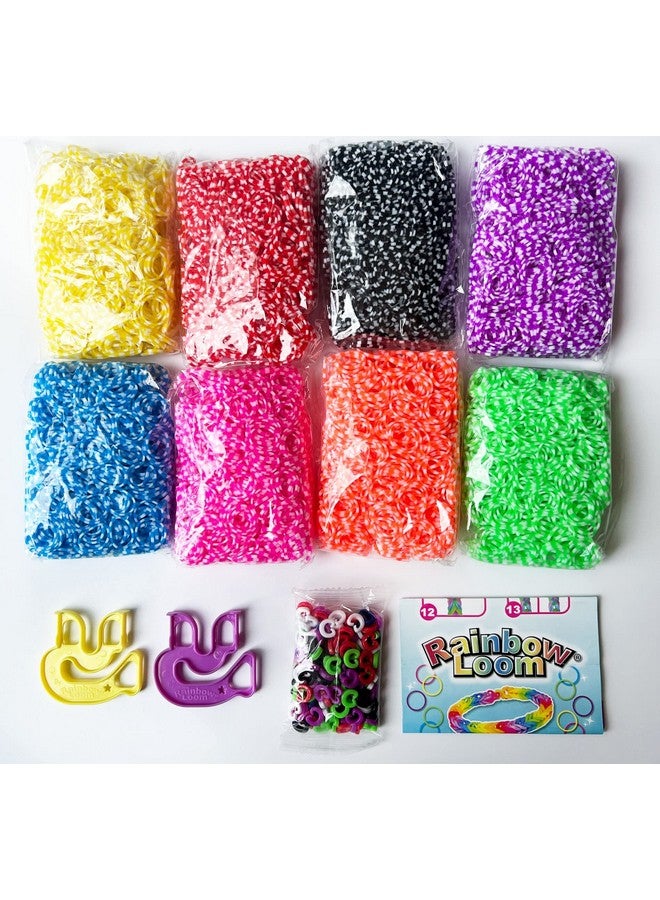 Rainbow Loom Rainbow Loom® Treasure Box DOTS Edition, 8,000 Rubber Bands in 8 Different Polka Dots Colors, and a Bonus of 2 Happy Looms, Great Activities for Boys and Girls 7+  - Image 3