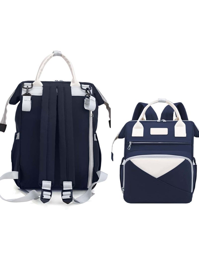 Huitich Blue Mum's Multi-Functional Baby Travel Backpack  - Image 1