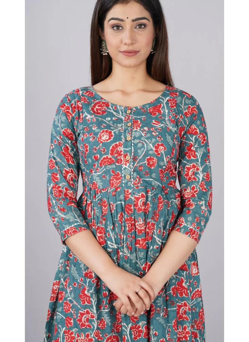 ZERESOUQ Floral Print Dress