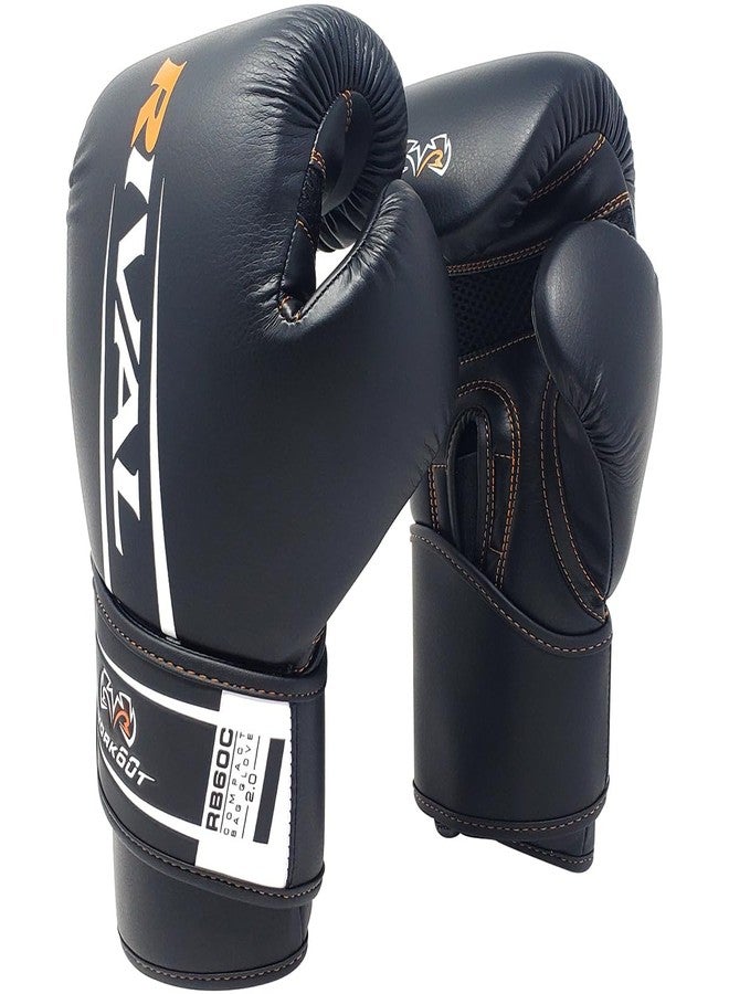 RIVAL Boxing RB60C 2.0 Workout Compact Bag Gloves, Hook and Loop Closure - Ergonomic Fit, Soft Inner Lining, and Pre-Formed Pro Fit - Image 3