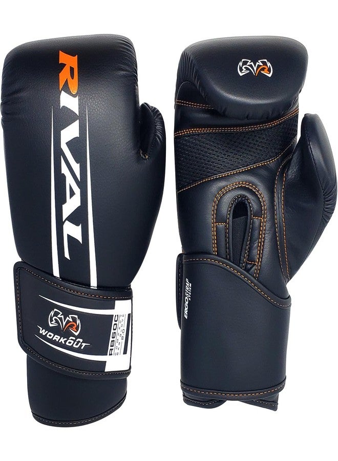 RIVAL Boxing RB60C 2.0 Workout Compact Bag Gloves, Hook and Loop Closure - Ergonomic Fit, Soft Inner Lining, and Pre-Formed Pro Fit - Image 2