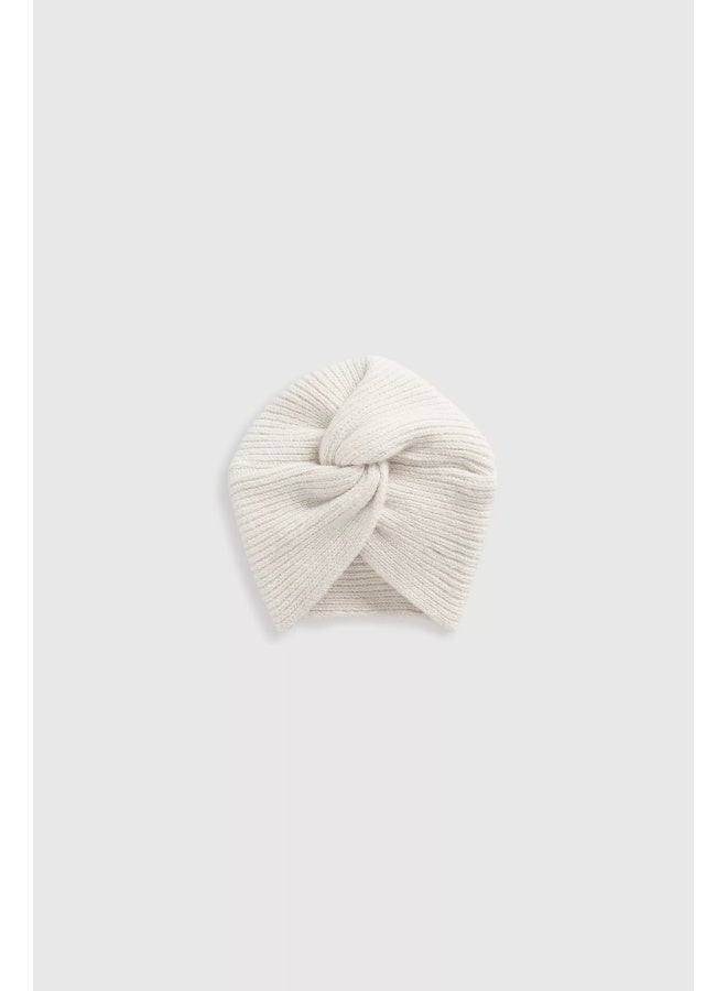 mothercare قبعة أطفال محبوكة على شكل عمامة  - Image 1