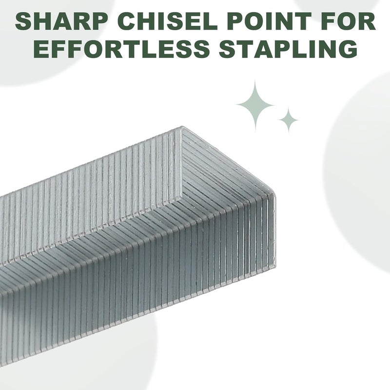 M.G 24/8 Heavy Duty Staples for Stapler, 10000pcs(500pcs Per Box) Staples 50 Sheets Capacity for Standard Stapler Smooth Stapling for Home Office Supplies, Silver - Image 3