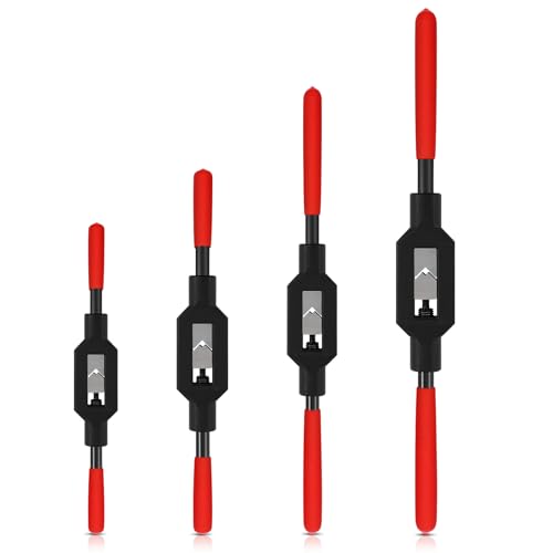 WILLBOND 4 Pcs Adjustable Tap Wrench Handle Tool Ratcheting for Tap Reamer PreOiled for Protection 1161411638316121434 - Image 1