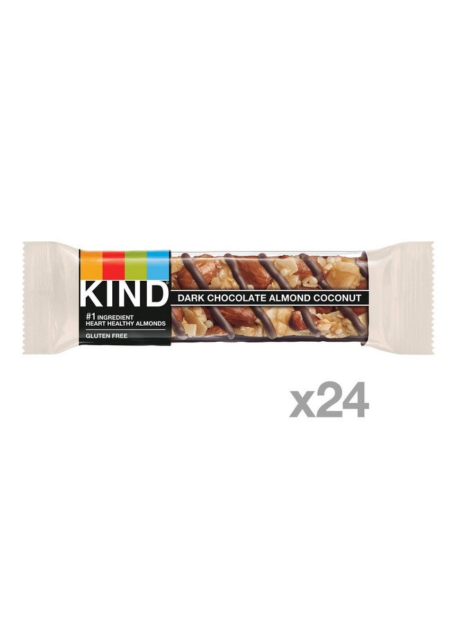 KIND Bars Dark Chocolate Almond & Coconut Healthy Snacks Gluten Free 24 Count  - Image 3