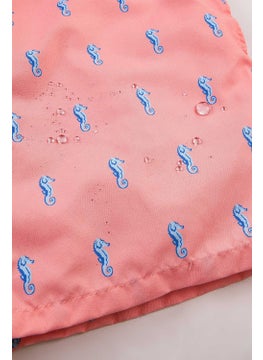 Gold Class Kidswear Sea Horse Patterned Water Repellent Men's Swim Shorts  - Image 5