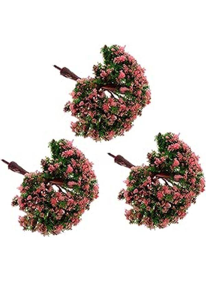 3Pcs Miniature Artificial Trees For DIY Sand Table Landscape Decor - Image 1