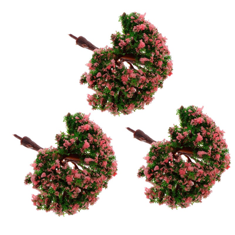 3Pcs Miniature Artificial Trees For DIY Sand Table Landscape Decor - Image 2