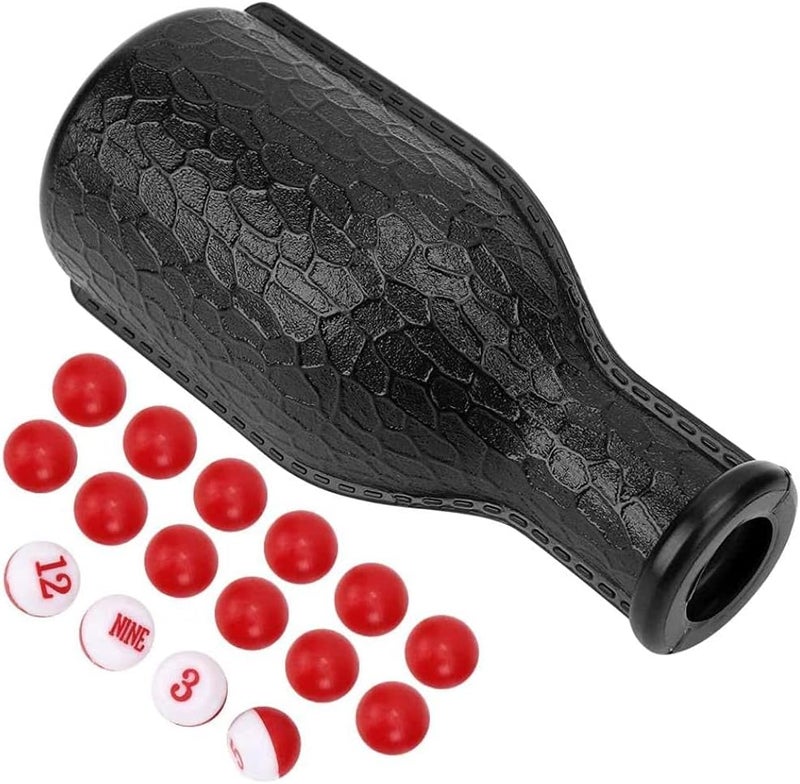 klarako Rubber Billiard Pool Shaker, Billiard Dice Box, Playing Pea 16 Tally Balls for Game Match - Image 1