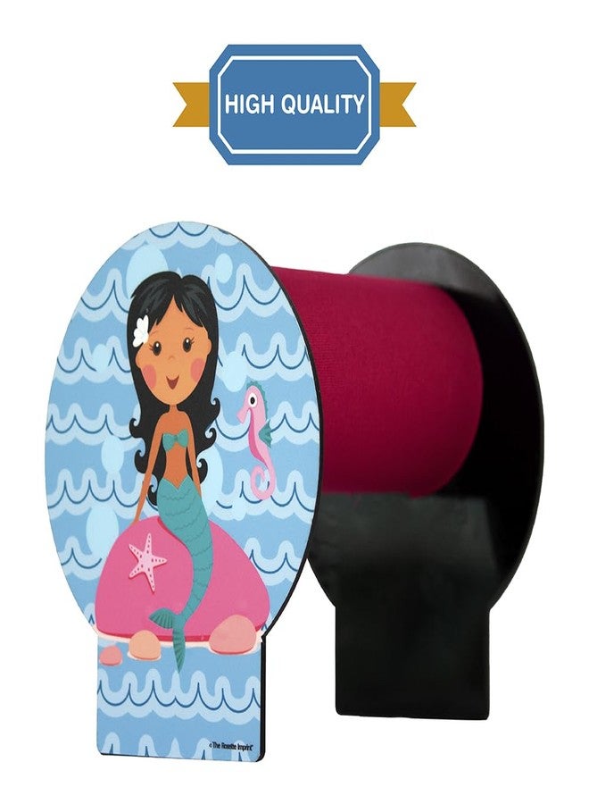The Rosette Imprint Acrylic Hairband Organiser for Girls Kids Women | Durable Headband Holder | Compact 6 x 8.5 x 7 in Size | Hairband Stand for Girls | Stylish Mermaid Design - Image 3