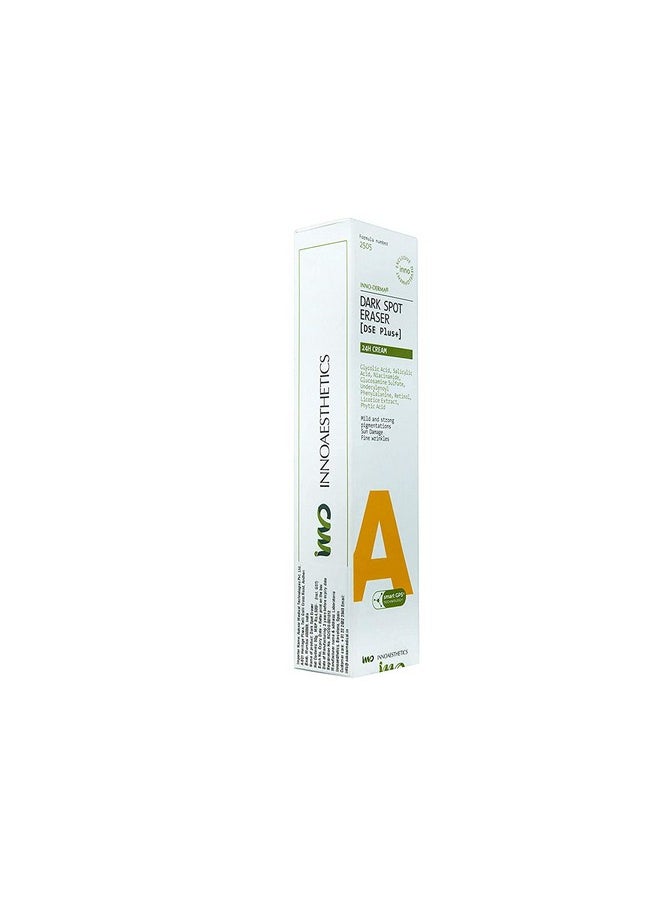 INNOAESTHETICS Dark Spot Eraser 24H Cream [Dse Plus+] Daily Treatment For Facial Brown Spots  - Image 2