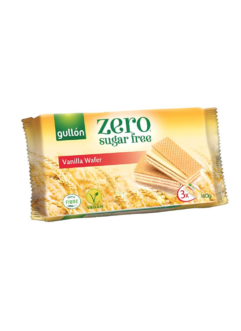 Gullon Sugar-Free Vanilla Wafer 180g - Image 1