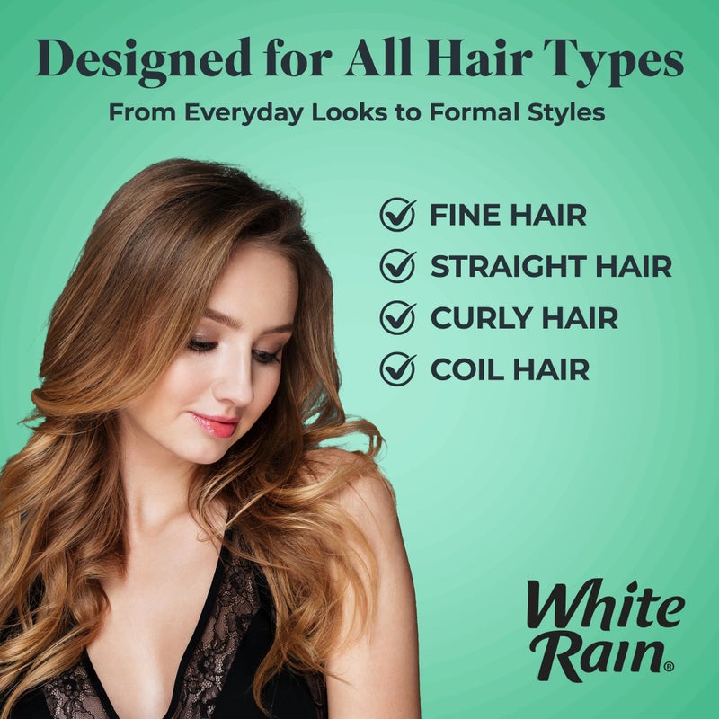 White Rain Hairspray Extra Hold Unscented, 7 oz (Pack of 2) - Non-Aerosol Hair Spray Extra Hold for Men & Women, Advanced Formula with Humidity Protection, Fragrance-Free, Non-Sticky, All Hair Types - Image 5