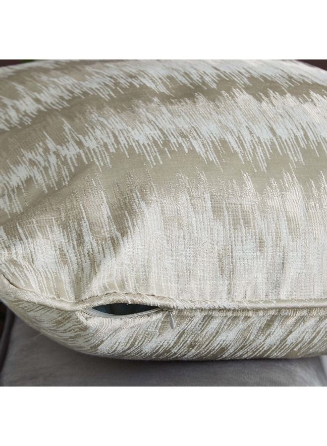 NIBEMINENT Regency Textured Jacquard Cushion Cover Beige 65 x 65cm - Image 3