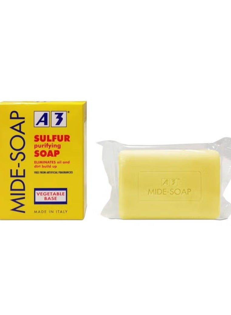 Sulfur soap that purifies and purifies oily skin,2 PICES  100 g