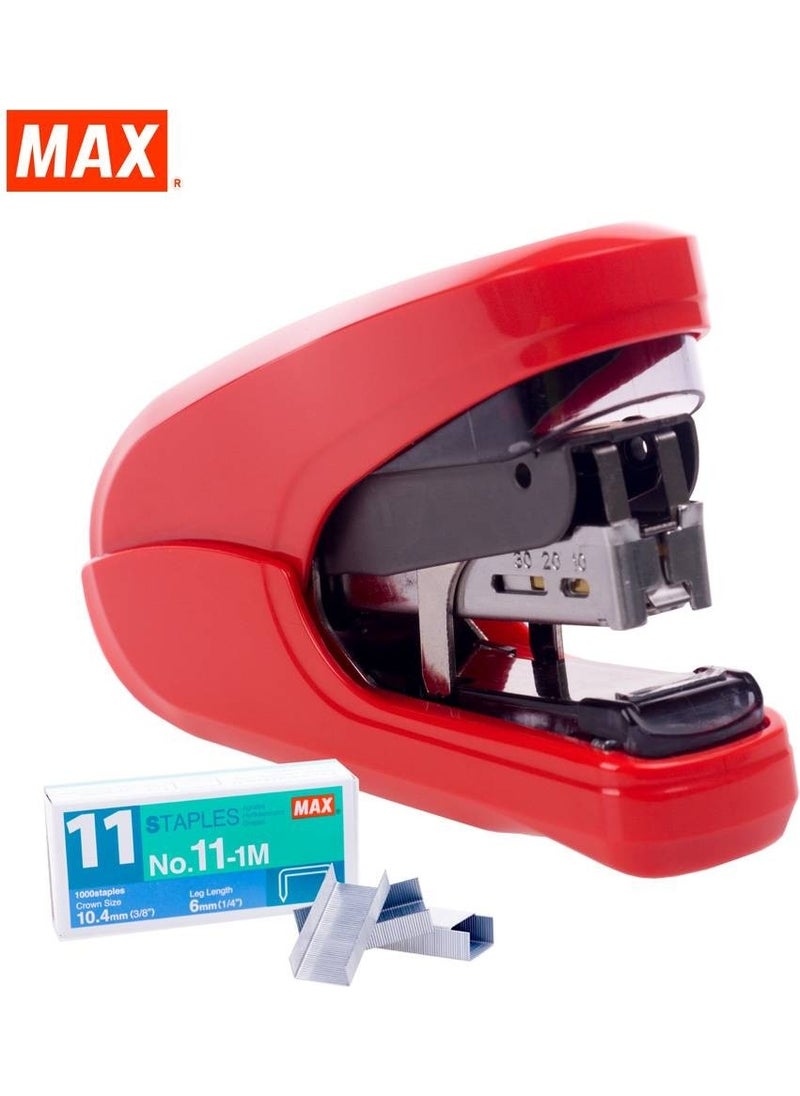 Max Vaimo 11 HD-11FLK Stapler and Staple Red  - Image 1