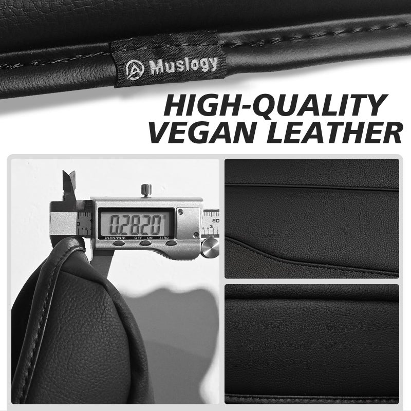 Muslogy Center Console Armrest Cover Fit for Chevy Silverado GMC Sierra 2019-2026, GMC Yukon & Chevy Tahoe & Suburban 2021-2026 Accessories, Armrest Pad Console Lid Cushion Vegan Leather Regular Thick - Image 3