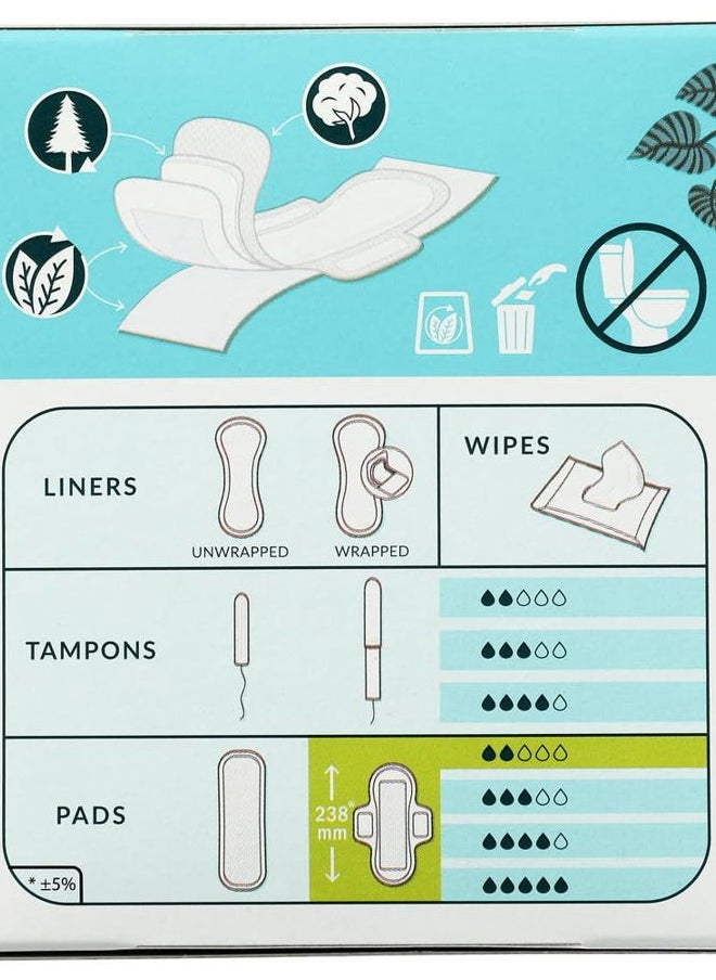 NATRACARE Natracare Pads Ultra with Wings 14 ct (2 Pack)  - Image 3