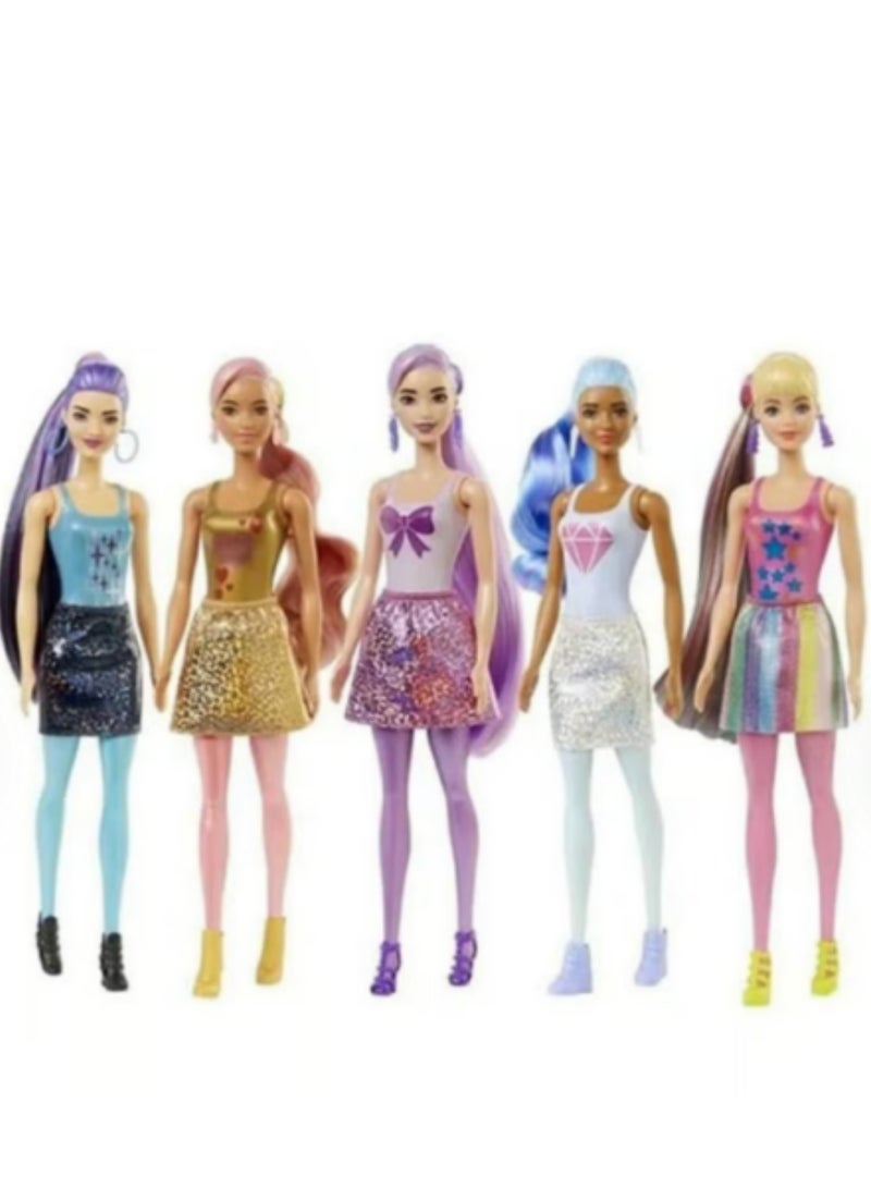 Doll with 7 surprises Water reveals the doll's appearance and changes the color and appearance of the dress  - Image 5