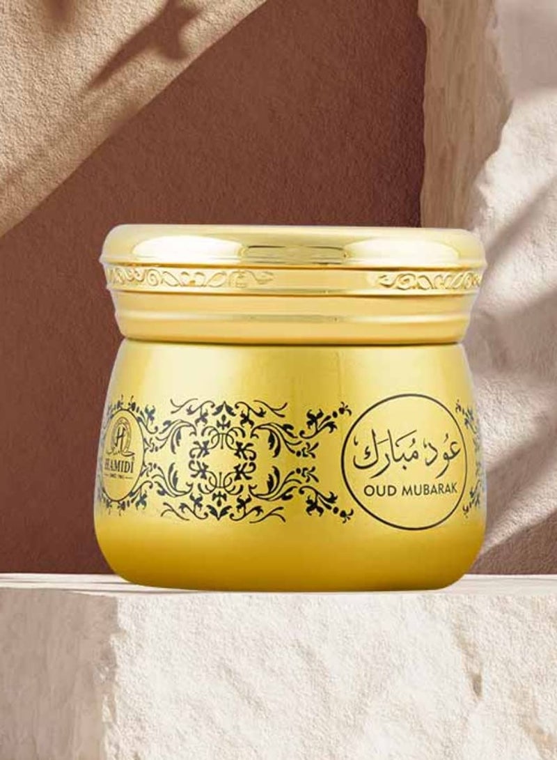 Hamidi Muattar Oud Mubarak 100% Pure Oriental Oud Bakhoor 40 Grams Long Lasting Smoke-Free Aroma Refreshing Beauty of Nature - Image 2