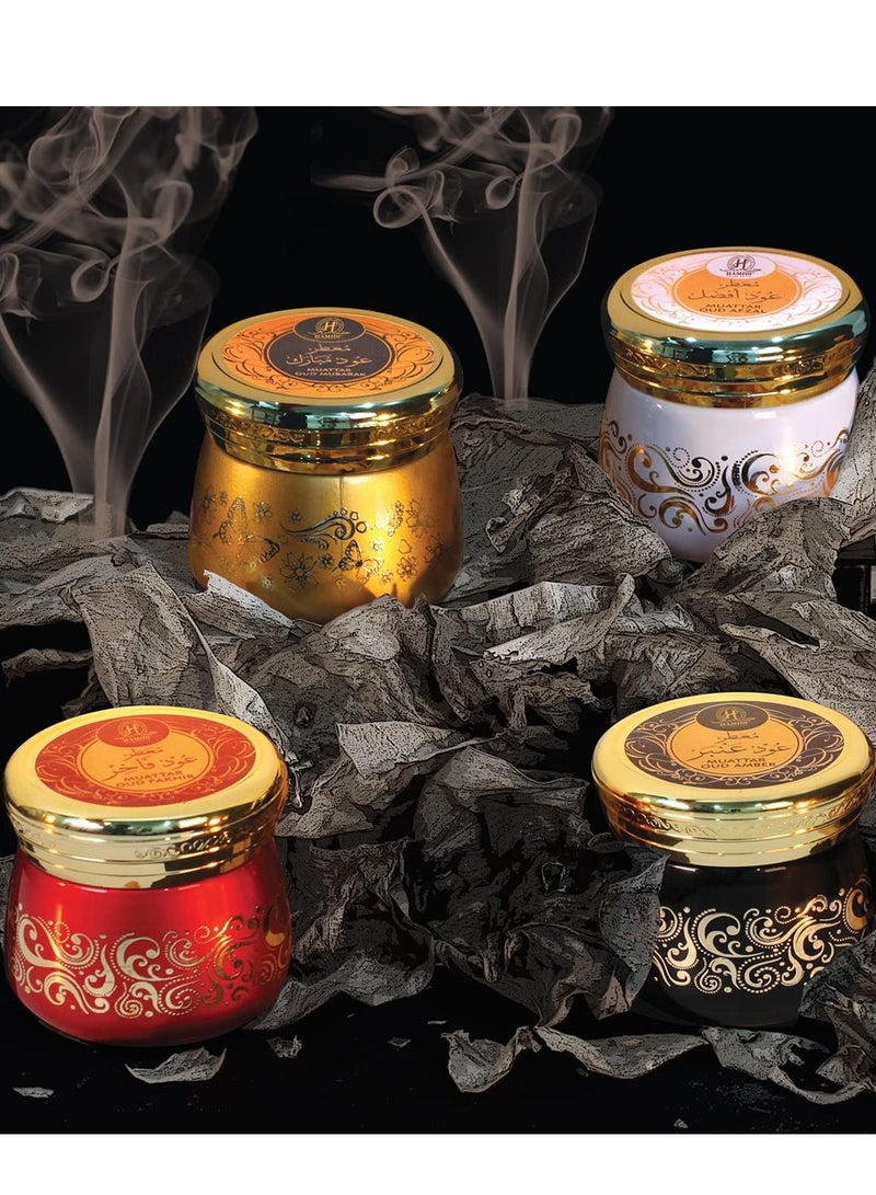 Hamidi Muattar Oud Mubarak 100% Pure Oriental Oud Bakhoor 40 Grams Long Lasting Smoke-Free Aroma Refreshing Beauty of Nature - Image 3