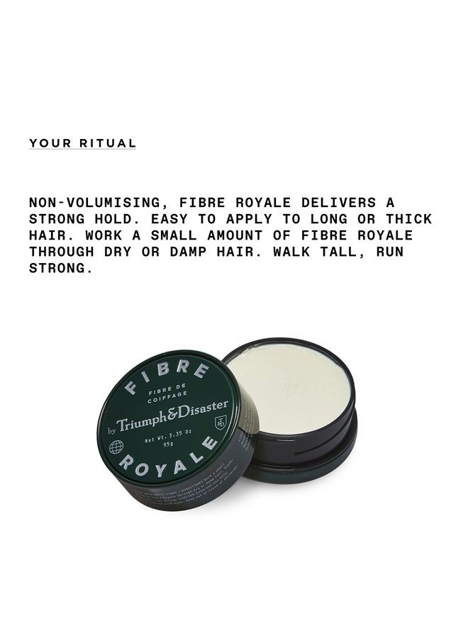 TRIUMPH & DISASTER Fibre Royale Hair Styling Wax | Strong Hold Pomade for Thick Hair - Natural Finish for Men & Women, 3.35 oz - Image 5