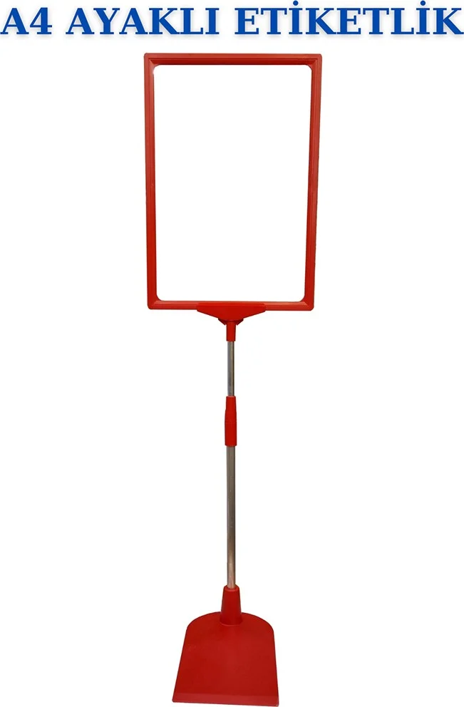 İstanbul Manken Istanbul Mannequin 5 Pieces Red A4 Footed Tag Holder Basket Tag Framed Tag Holder Donkey Hanger Tag